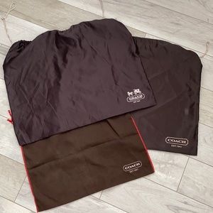 Coach dust bags